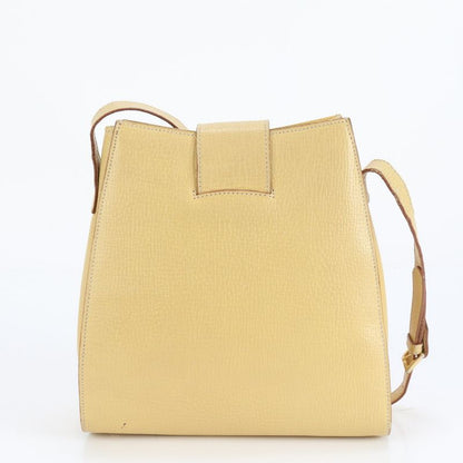 Vintage Loewe Leather Shoulder Bag Crossbody Gold Hardware Hand Tote Women's