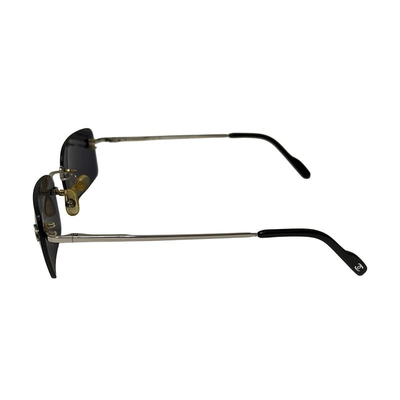 Chanel Sunglasses Beautiful - Black And Silver Coco Mark