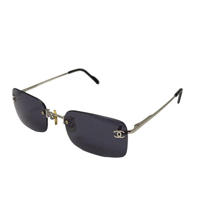 Chanel Sunglasses Beautiful - Black And Silver Coco Mark