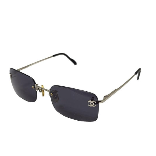 Chanel Sunglasses Beautiful - Black And Silver Coco Mark