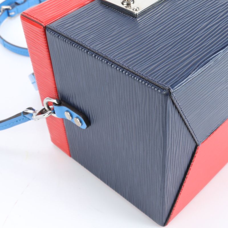 Louis Vuitton Epi Bleecker Box M52466 Leather 2WAY Shoulder Bag Crossbody Women