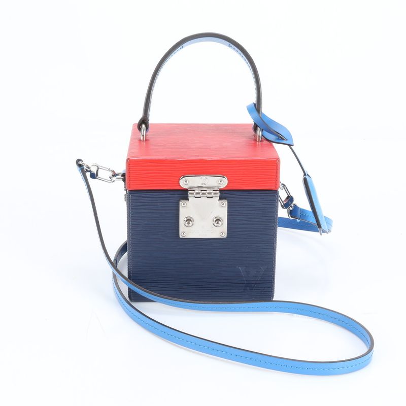 Louis Vuitton Epi Bleecker Box M52466 Leather 2WAY Shoulder Bag Crossbody Women