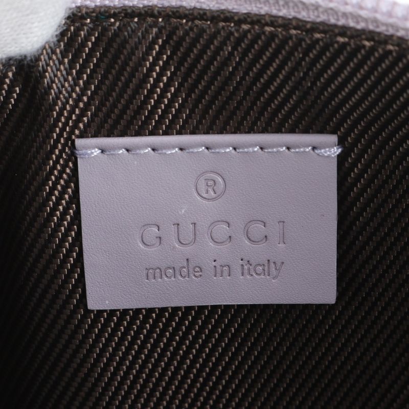 Gucci GG Canvas Leather Shoulder Bag Shoulder Accessory Pouch Tote Hand 07198