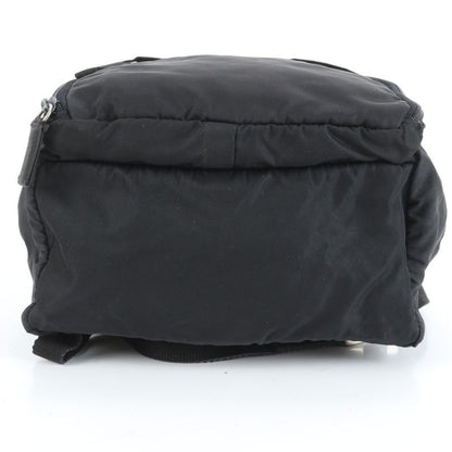Prada Tessuto Nylon Triangle Logo Backpack Sac Backpack Black Silver Hardware