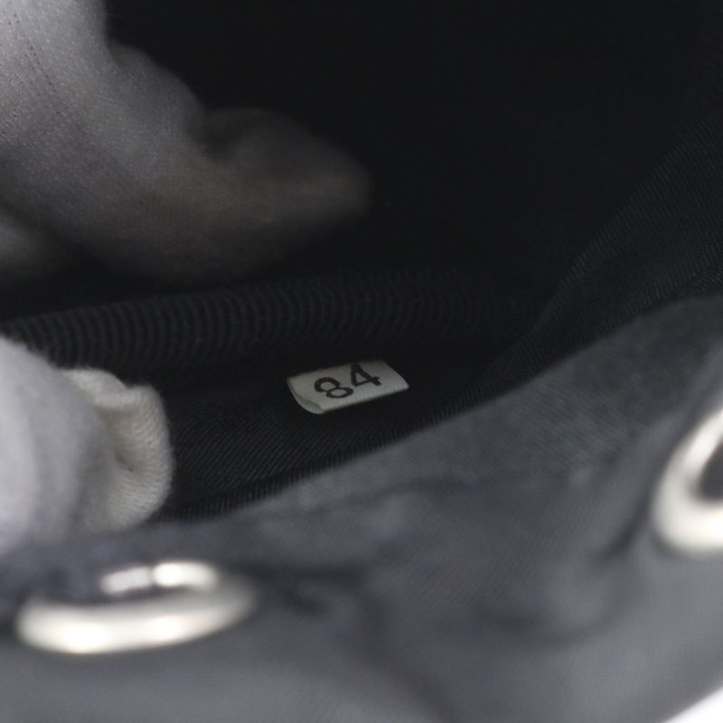 Prada Tessuto Nylon Triangle Logo Backpack Sac Backpack Black Silver Hardware