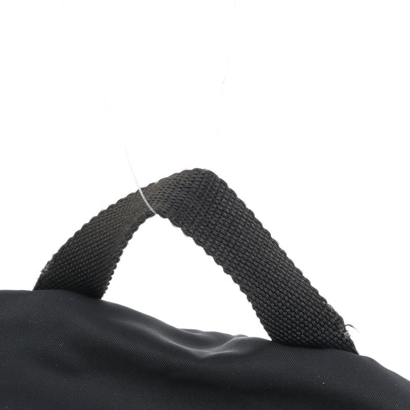 Prada Tessuto Nylon Triangle Logo Backpack Sac Backpack Black Silver Hardware