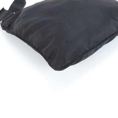 Prada Tessuto Nylon Triangle Logo Leather Shoulder Bag Crossbody Messenger