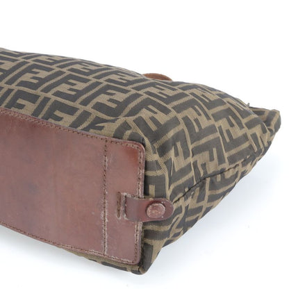 Vintage Fendi 15610 Leather Tote Bag Shoulder Hand A4 Brown Women's EUE Cx6-9