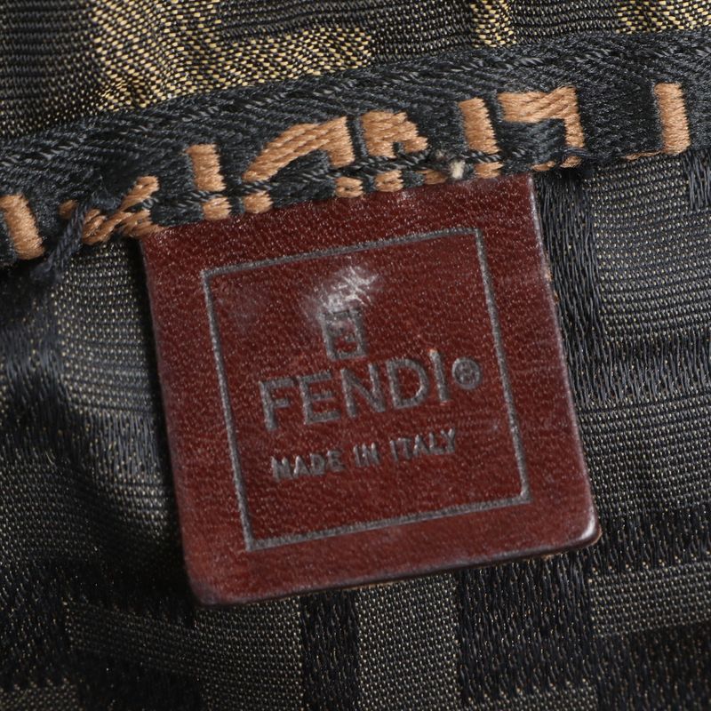 Vintage Fendi 15610 Leather Tote Bag Shoulder Hand A4 Brown Women's EUE Cx6-9