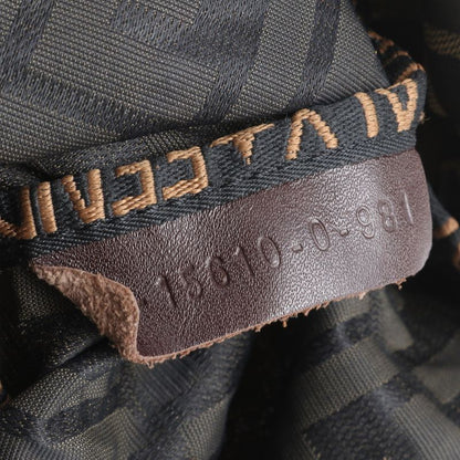 Vintage Fendi 15610 Leather Tote Bag Shoulder Hand A4 Brown Women's EUE Cx6-9