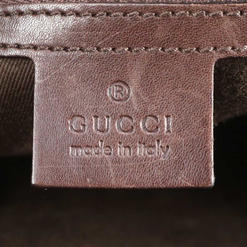 Gucci Sherry Line Interlocking G 114887 Leather Tote Bag Shoulder A4 Ladies ECM