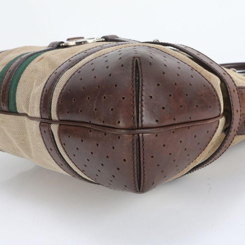 Gucci Sherry Line Interlocking G 114887 Leather Tote Bag Shoulder A4 Ladies ECM