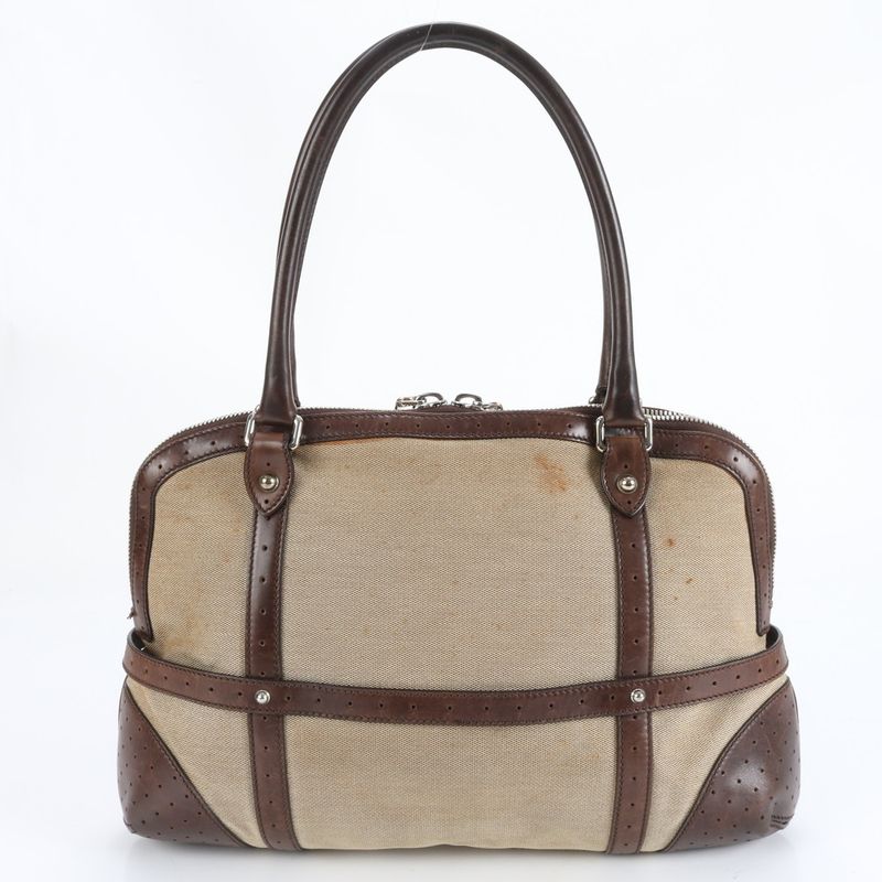 Gucci Sherry Line Interlocking G 114887 Leather Tote Bag Shoulder A4 Ladies ECM