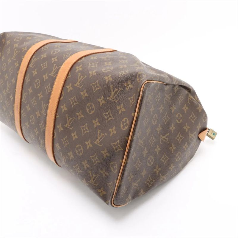 Louis Vuitton Monogram Keepall 50 M41426 Leather Boston Bag Business Travel