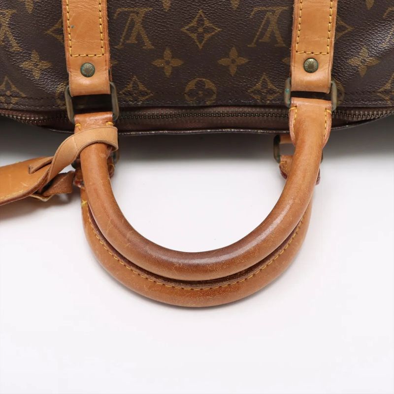 Louis Vuitton Monogram Keepall 50 M41426 Leather Boston Bag Business Travel