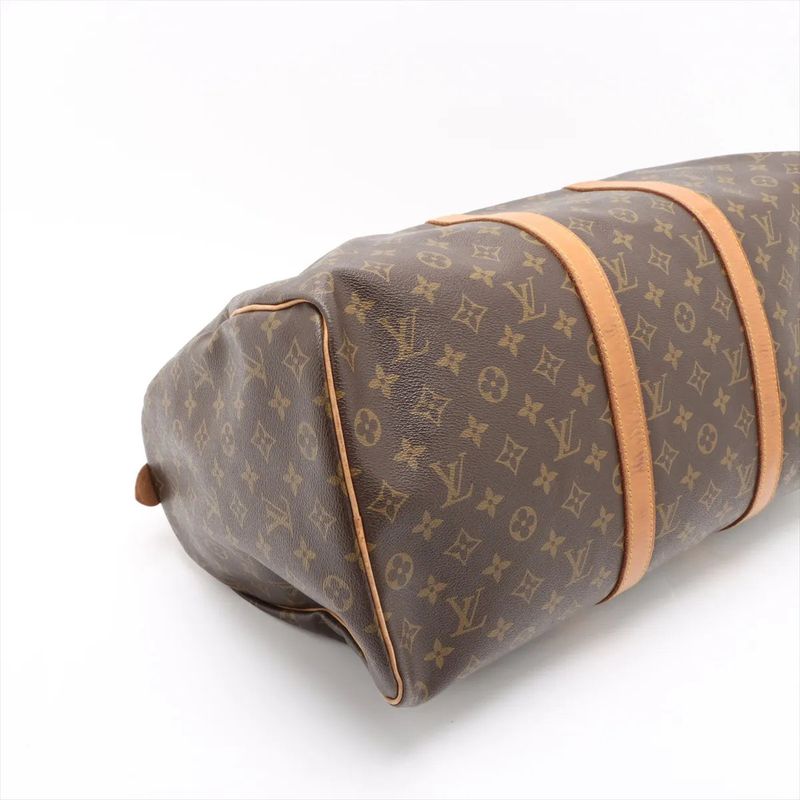 Louis Vuitton Monogram Keepall 50 M41426 Leather Boston Bag Business Travel