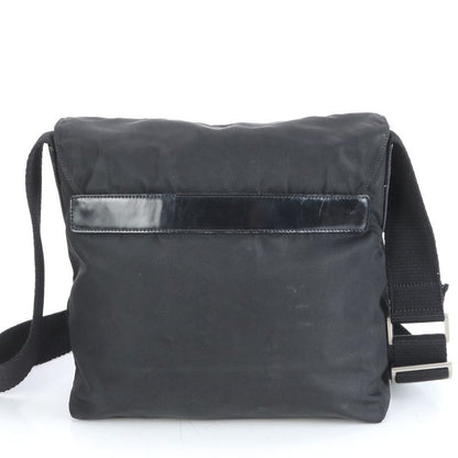 Prada Tessuto Nylon Triangle Logo Leather Shoulder Bag Crossbody Messenger Men