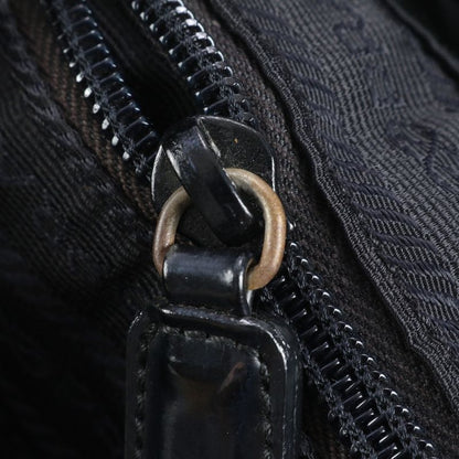 Prada Tessuto Nylon Triangle Logo Leather X Nylon Backpack Sac Backpack Bag