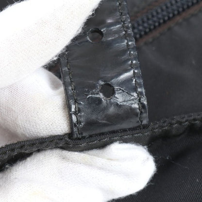 Prada Tessuto Nylon Triangle Logo Leather Shoulder Bag Crossbody Messenger