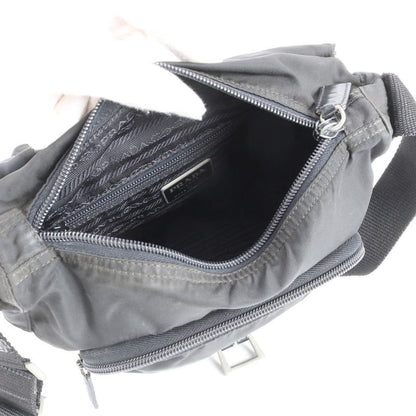 Prada Tessuto Nylon Leather Shoulder Bag Crossbody Messenger Business Commuter