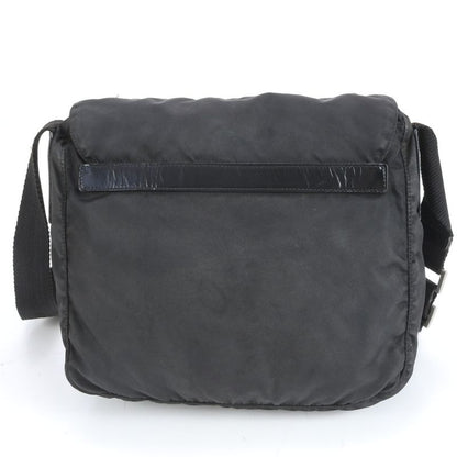 Prada Tessuto Nylon Leather Shoulder Bag Crossbody Messenger Business Commuter