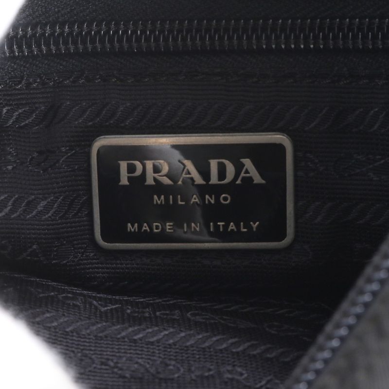 Prada Tessuto Nylon Leather Shoulder Bag Crossbody Messenger Business Commuter