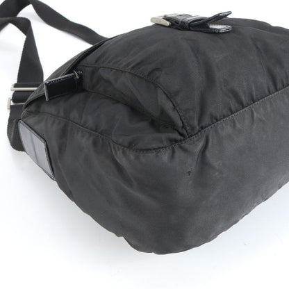 Prada Tessuto Nylon Leather Shoulder Bag Crossbody Messenger Business Commuter