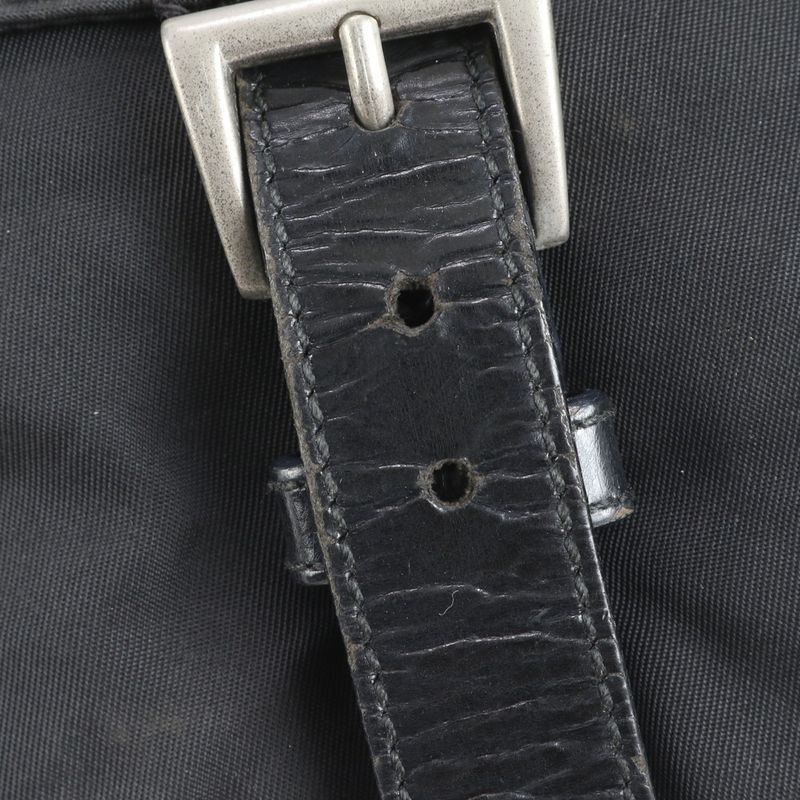 Prada Tessuto Nylon Leather Shoulder Bag Crossbody Messenger Business Commuter