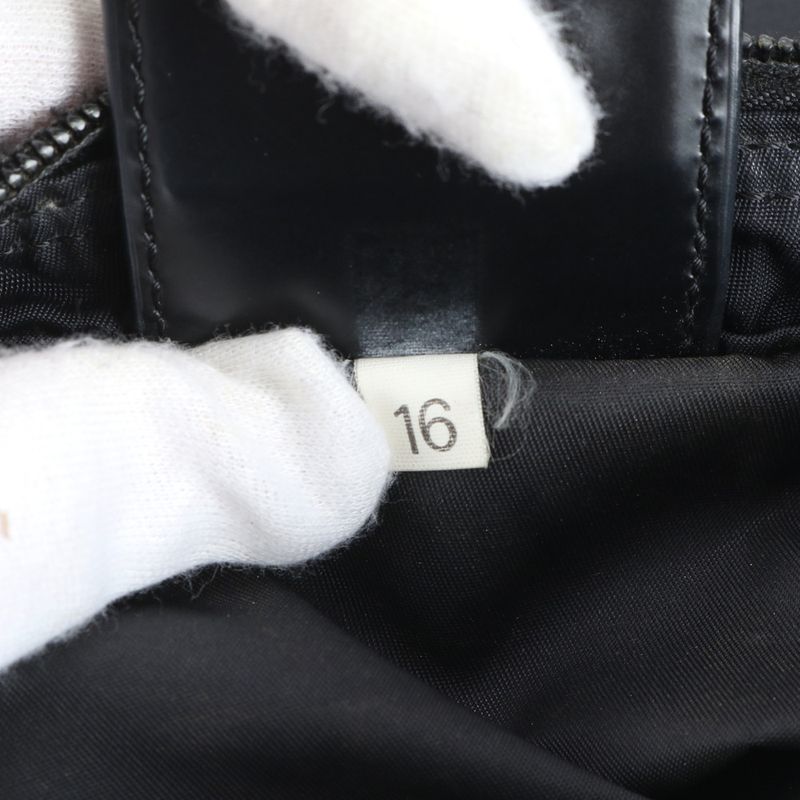 Prada Tessuto Nylon Triangle Logo Leather Shoulder Bag Crossbody Messenger