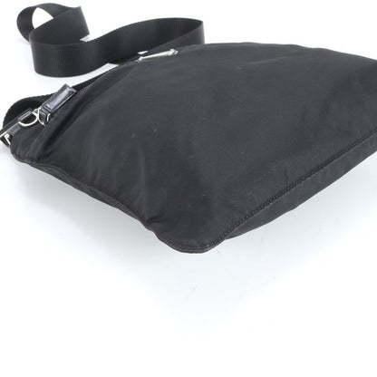 Prada Tessuto Nylon Triangle Logo Leather Shoulder Bag Crossbody Messenger