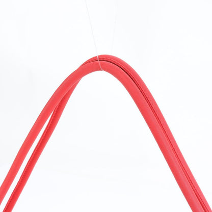 Prada Tessuto Nylon Triangle Logo Red Tote Bag Shoulder Hand Women EEM Cy18-3