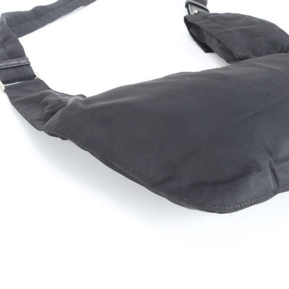 Prada Tessuto Nylon Triangle Logo Leather Shoulder Bag Crossbody Messenger