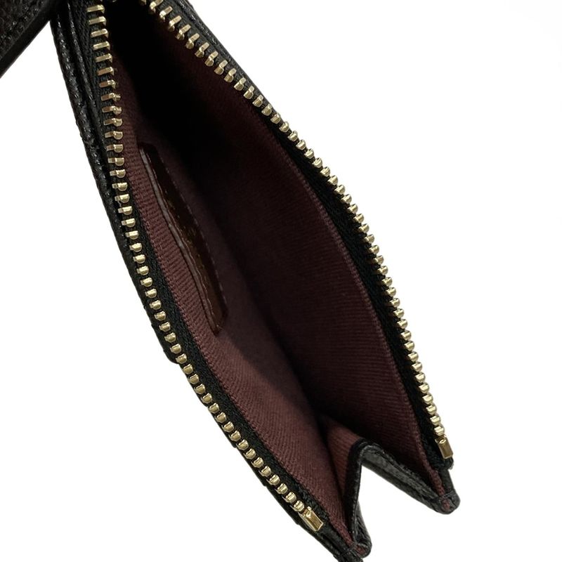 Chanel Coin Case Beautiful Matelasse Black With Silver Hardware / Card Case