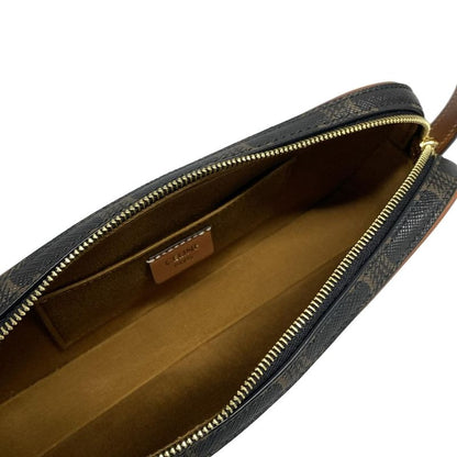 Celine Beautiful Cuir Triomphe Mini Camera Tan (black And Brown) And Multi