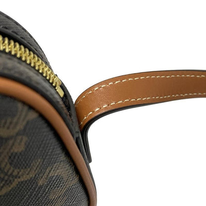 Celine Beautiful Cuir Triomphe Mini Camera Tan (black And Brown) And Multi