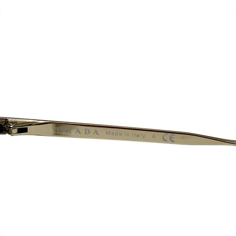 Prada Sunglasses - Spr50t Black And Gold