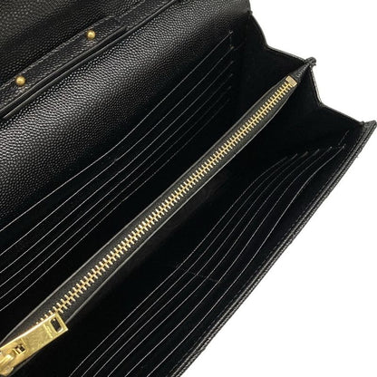 Saint Laurent Paris Wallet Monogram Saint Laurent 377828 Black Chain Shoulder