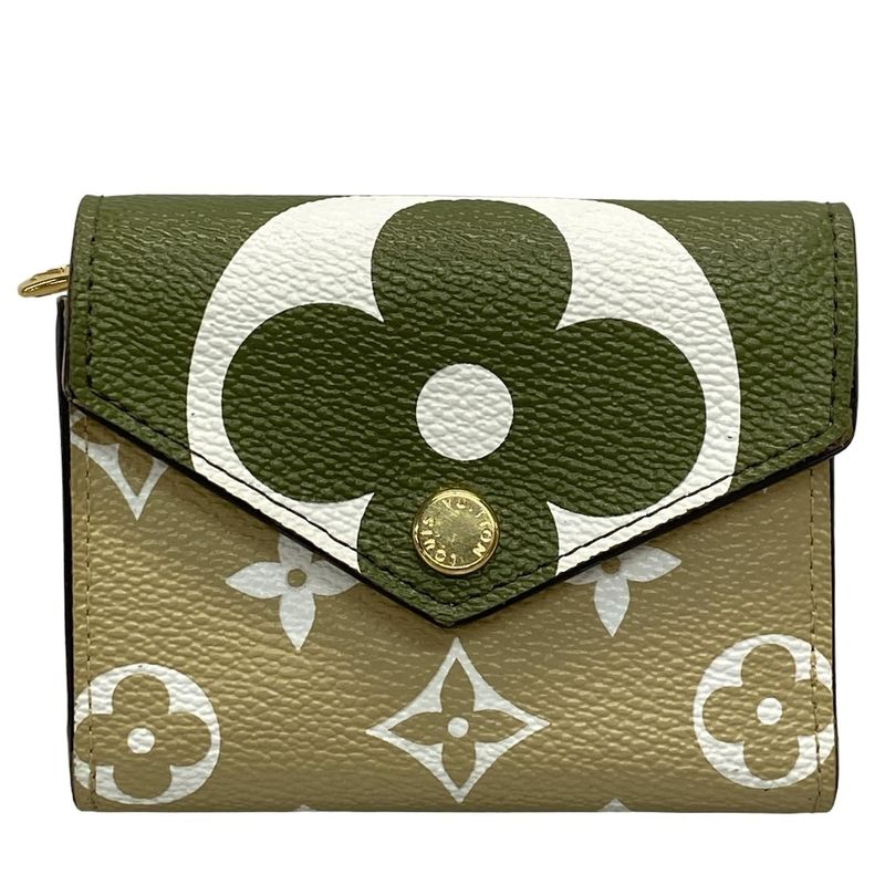 Louis Vuitton Giant Monogram 3 Fold Wallet Beautiful Portefeuille Zoë M67640