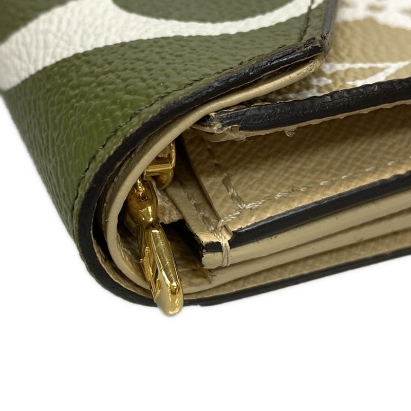 Louis Vuitton Giant Monogram 3 Fold Wallet Beautiful Portefeuille Zoë M67640