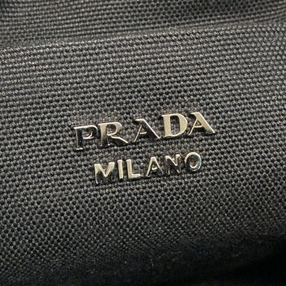 Prada Handbag Canapa 1be032 Black×brown×yellow 2way/drawstring