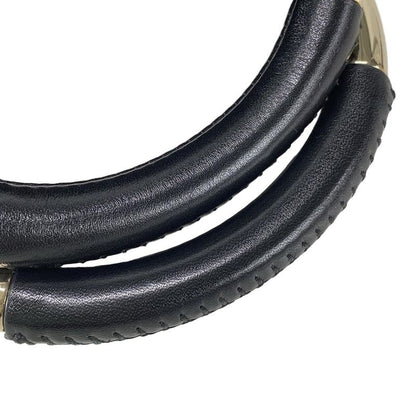 Dior/christian Dior Handbag Canage Lady 95.22 Black And Gold 2WAY Leather