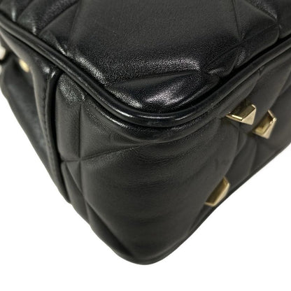 Dior/christian Dior Handbag Canage Lady 95.22 Black And Gold 2WAY Leather