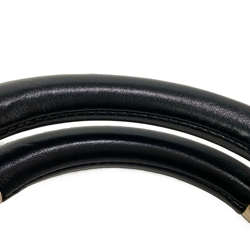 Dior/christian Dior Handbag Canage Lady 95.22 Black And Gold 2WAY Leather