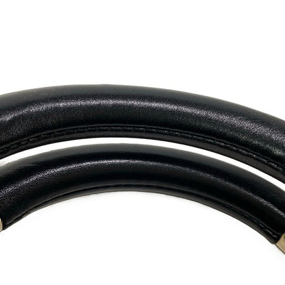 Dior/christian Dior Handbag Canage Lady 95.22 Black And Gold 2WAY Leather