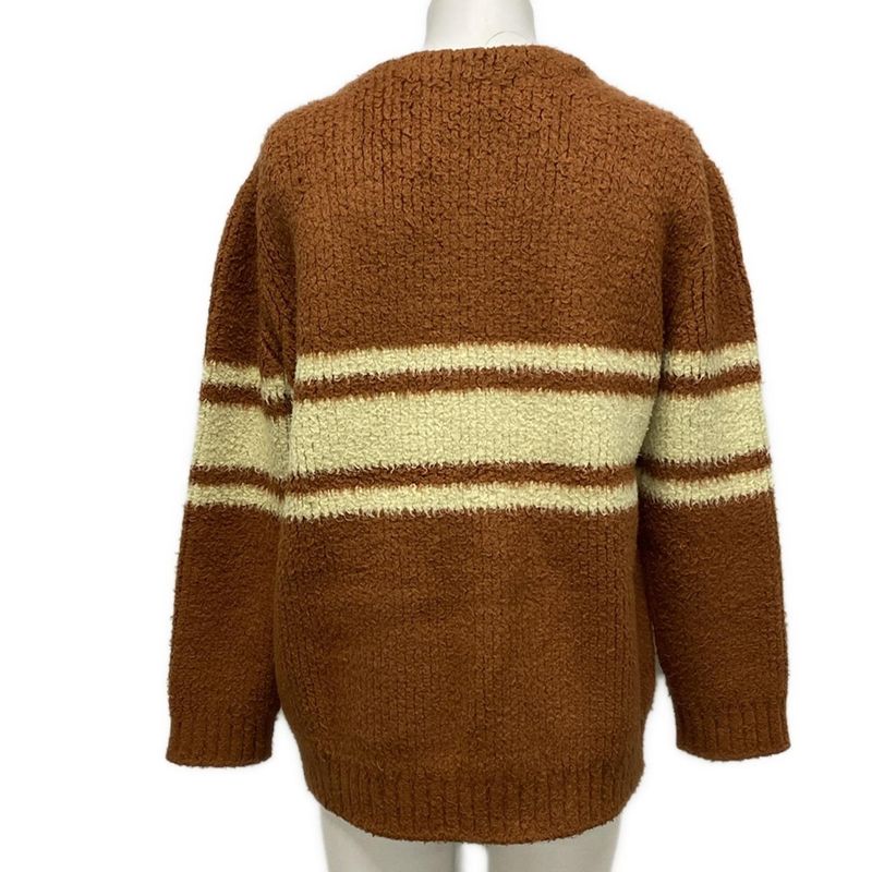 Celine Cardigan Size M Men's - 2a70o118o.27ru Brown And Ivory M/ed Cotton