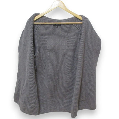 Good Chanel 100% Cashmere Coco Mark Button Back Logo Patch Belted Cardigan