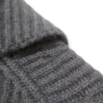 Good Chanel 100% Cashmere Coco Mark Button Back Logo Patch Belted Cardigan