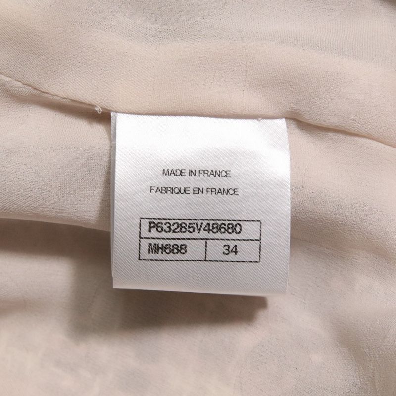 20P Chanel Coco Mark Button Mixed Tweed Jacket Bare Dress Setup P63285 34 Pink