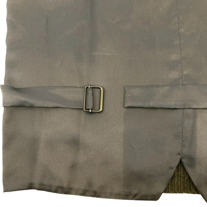 24AW Prada Triangle Logo Virgin Wool Cable Knit Switching Design Gilet Vest 38