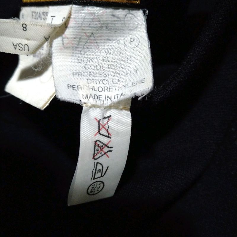 Fendi Dress Size 42 M Beautiful Women's - Black Sleeveless/knee Length